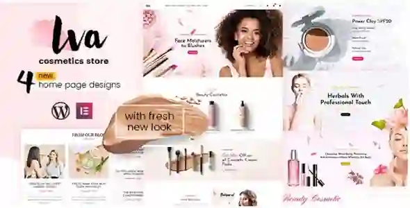 Iva Theme GPL - Beauty Cosmetics Shop WordPress Theme
