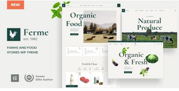 Ferme Theme GPL – Food Store & Farm