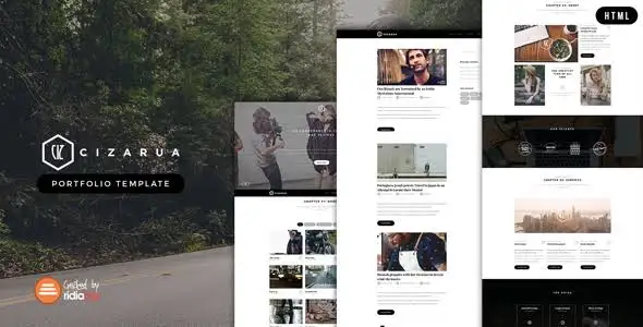 Cizarua Theme GPL - Responsive One Page Portfolio Theme