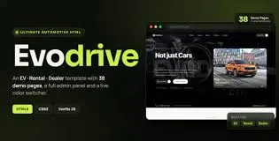 Evodrive Theme GPL — Car Rental & Dealer WordPress Theme
