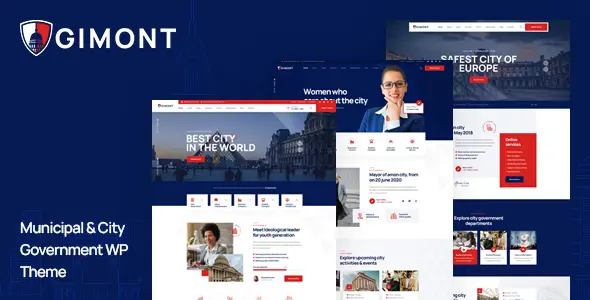 Gimont Theme GPL - City Government WordPress Theme