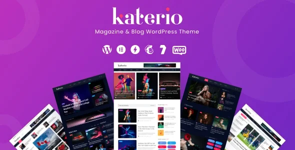 Katerio Theme GPL - Magazines and Blogs Theme