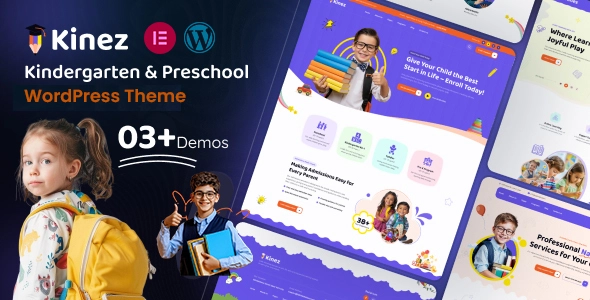 Kinez Theme GPL – Kindergarten & School WordPress Theme