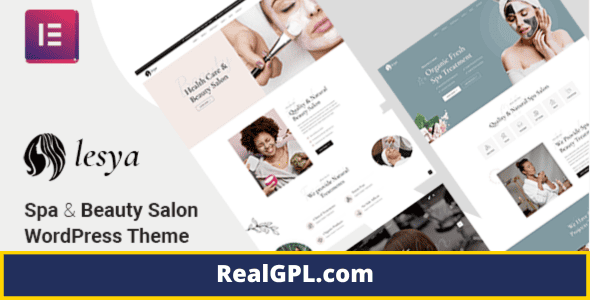 Lesya Theme GPL – Beauty Salon & Spa WordPress Theme
