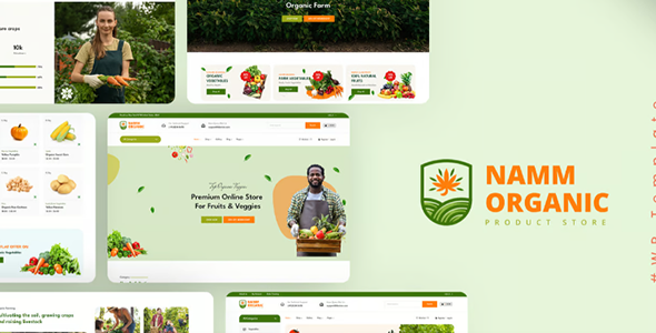 Namm Theme GPL - Grocery Shop WordPress