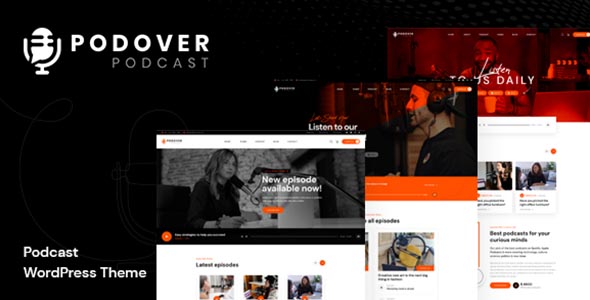 Podover Theme GPL - Podcast Wordpress Theme