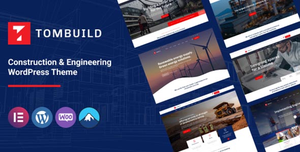 Tombuild Theme GPL – Construction & Engineering WordPress Theme