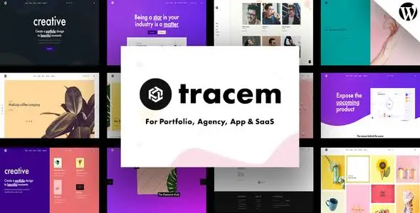 Tracem Theme GPL - Elementor Agency & Portfolio WordPress Theme